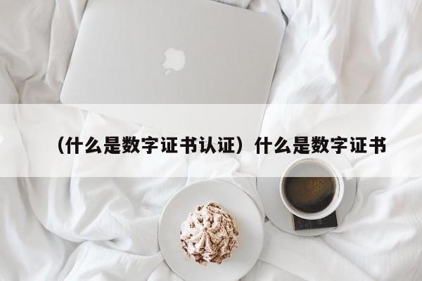 （什么是数字证书认证）什么是数字证书