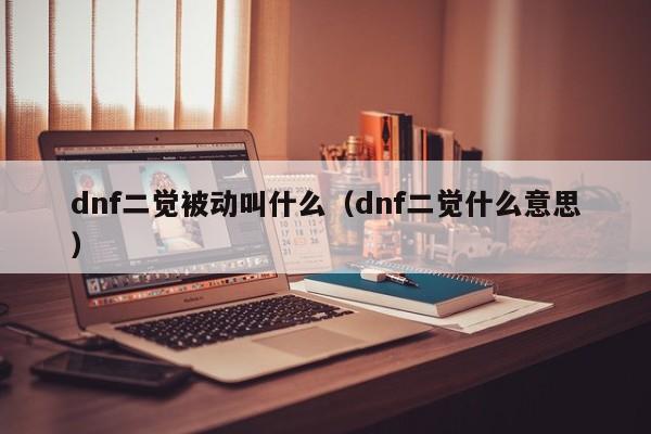 dnf二觉被动叫什么（dnf二觉什么意思）