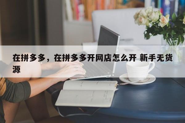 在拼多多，在拼多多开网店怎么开 新手无货源